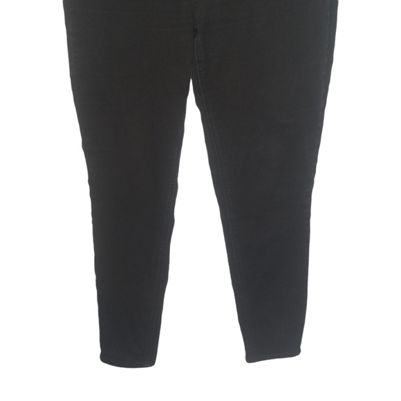 Talbots Women Black Denim Cotton Skinny Fit Jegging Mid Rise jeans Pants Size 14 - Picture 7 of 7